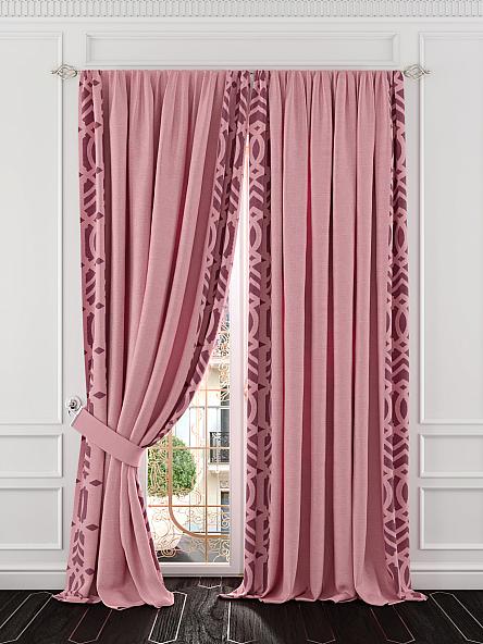 Комплект штор Ленриолс (розовый)