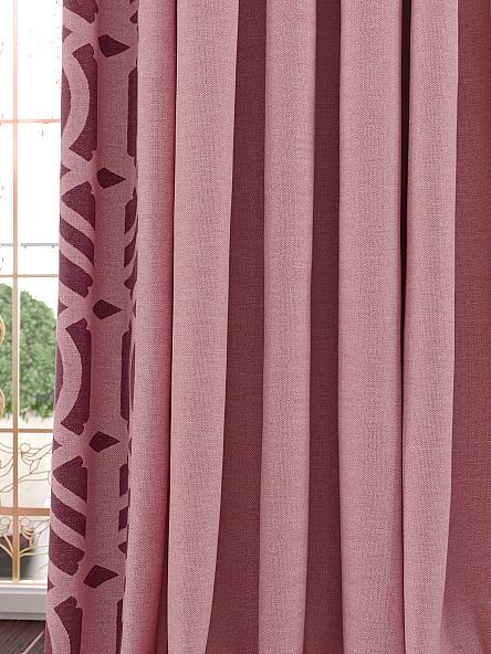 Комплект штор Ленриолс (розовый) - фото 3