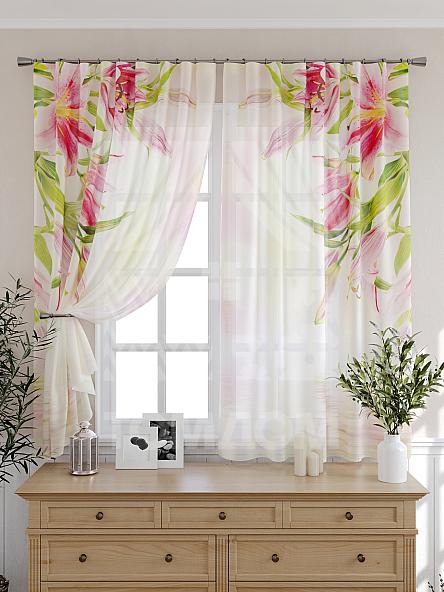 Тюль для кухни Лили