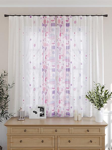 Тюль для кухни Кринс (фиолет) - фото 5