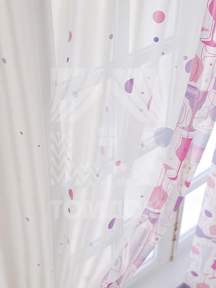 Тюль для кухни Кринс (фиолет) - фото 6