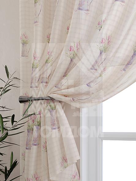 Тюль для кухни Васо (сирень) - фото 3