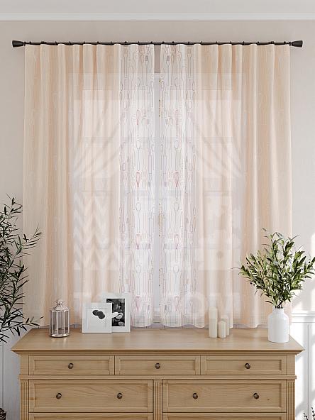 Тюль для кухни Колхер (бежев.) - фото 5