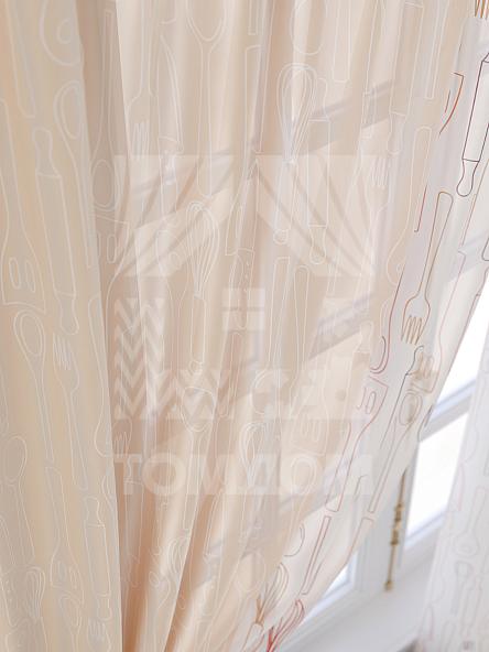 Тюль для кухни Колхер (бежев.) - фото 6