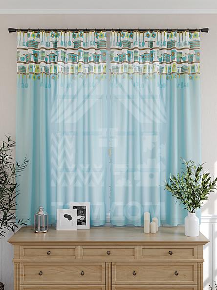 Тюль для кухни Анхель (голуб.) - фото 5