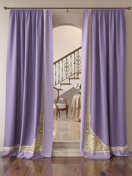 Комплект штор Клерионс (фиолетовый)