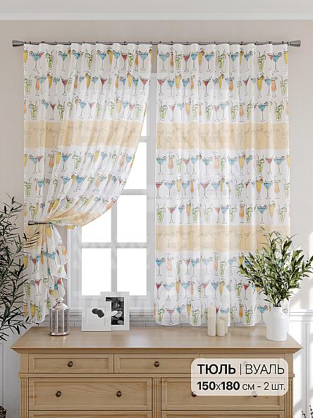 Тюль для кухни Таил (бежев.) - фото 2