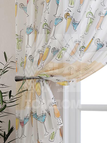 Тюль для кухни Таил (бежев.) - фото 3