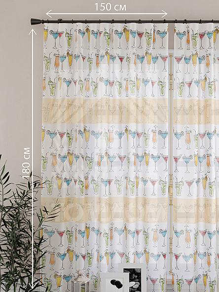 Тюль для кухни Таил (бежев.) - фото 4