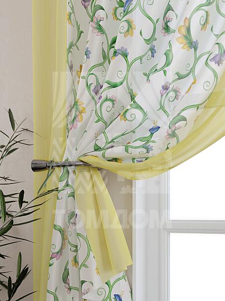 Тюль для кухни Кулидж (жёлтый) - фото 3