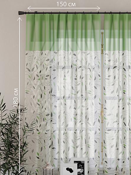 Тюль для кухни Витес (зелен.) - фото 2