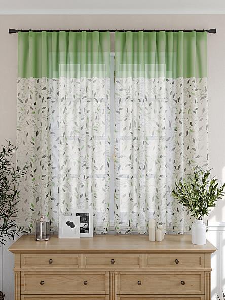 Тюль для кухни Витес (зелен.) - фото 4