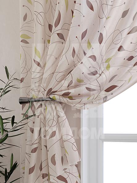 Тюль для кухни Витес (корич.) - фото 3