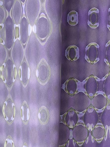 Комплект штор Лерфиорс (фиолетовый) - фото 2