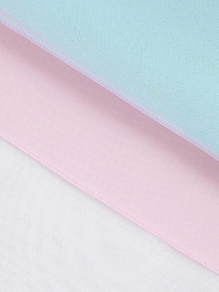 Тюль Милури (розово-голубой) - 250 см - фото 8