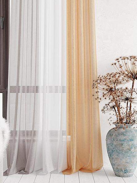 Тюль Милури (серо-золотой) - 260 см - фото 10