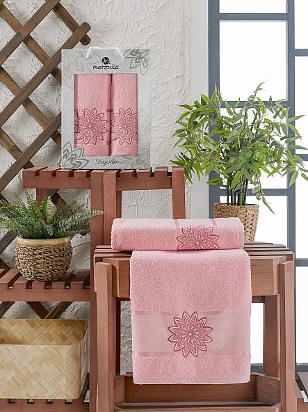 Комплект полотенец Имкарс (розовый)