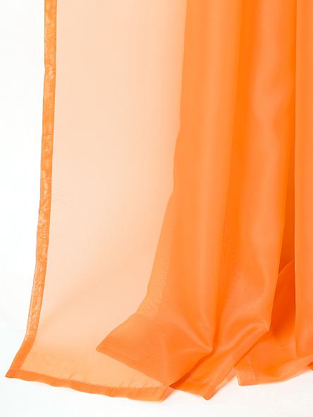 Тюль Вело (оранжевый) - 260 см - фото 3