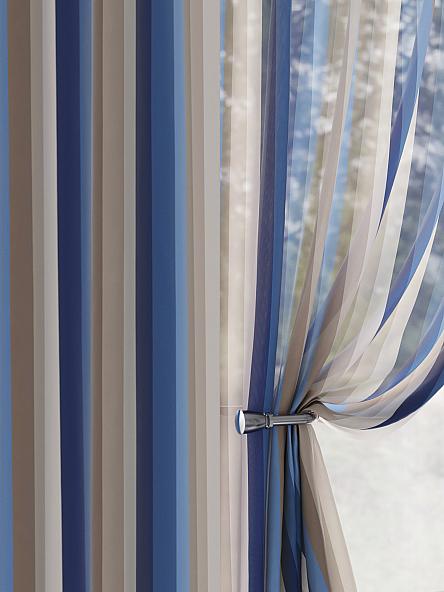 Комплект штор Комиленс (синий) - фото 3