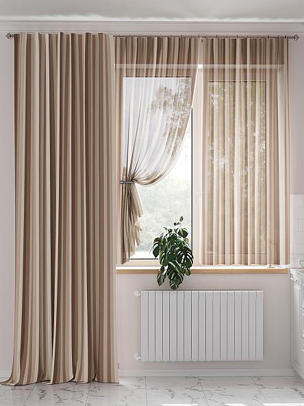 Комплект штор Комиленс (коричневый) - фото 2