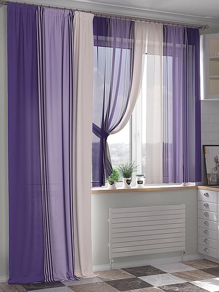 Комплект штор Монглис (фиолетовый)