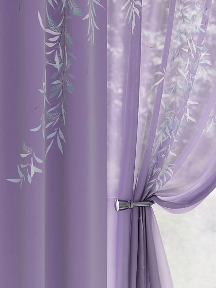 Комплект штор Верлиорс (фиолетовый) - фото 3