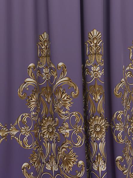 Комплект штор Миреленс (фиолетовый) - фото 3