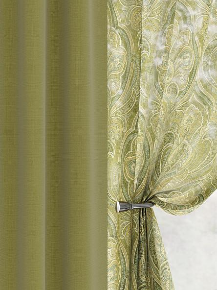 Комплект штор Меневирс (зеленый) - фото 3