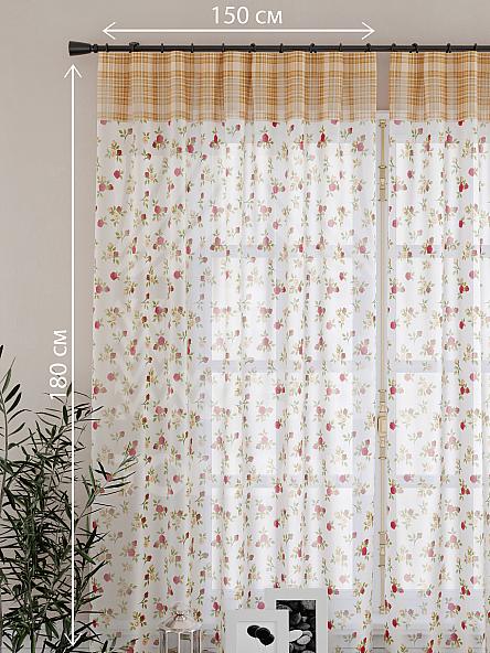 Тюль для кухни Баунт (бежев.) - фото 2