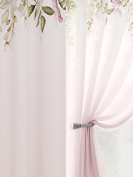 Комплект штор Ренвиас (розовый) - фото 3