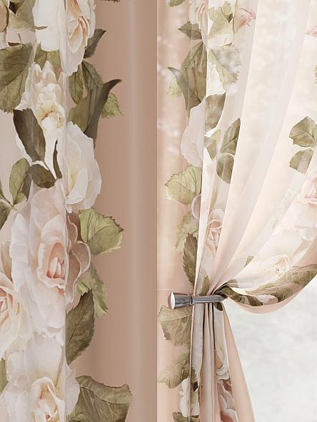 Комплект штор Рикионс (коричневый) - фото 3