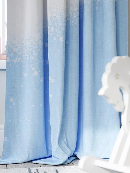 Комплект штор для детской Норвирс (голубой) - фото 3