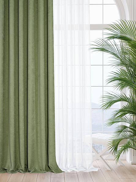 Комплект штор Низар (зеленый) 275 см - фото 2