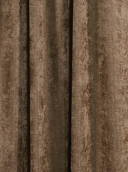 Портьера Сторм (коричневый) 285 см - фото 3