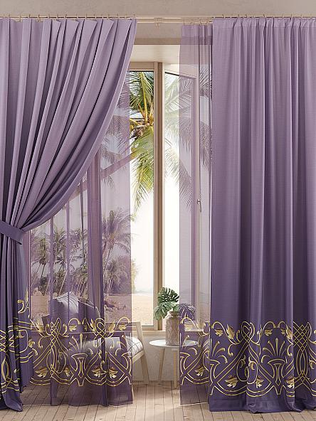 Комплект штор Ровиронс (фиолетовый) - фото 5