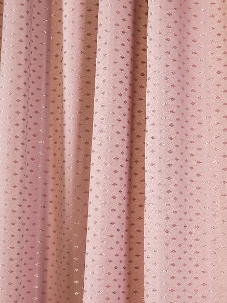 Комплект штор Лариф (пудрово-розовый) - фото 3