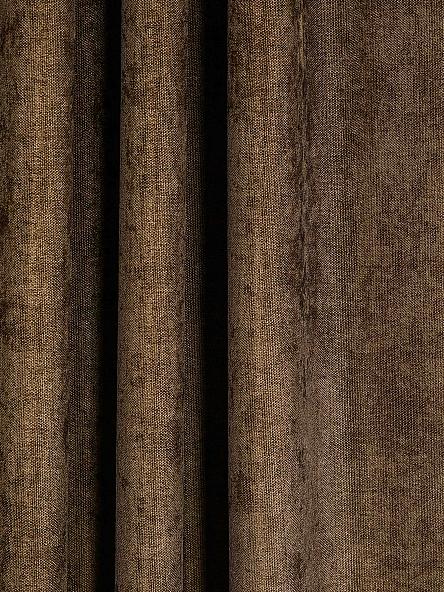 Комплект штор Дегарде (коричневый) - фото 5