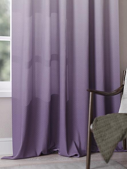 Комплект штор Грондлис (бело-фиолетовый) - фото 3