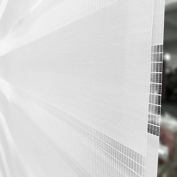 Рулонная штора Ролло-день-ночь (белый) - фото 3