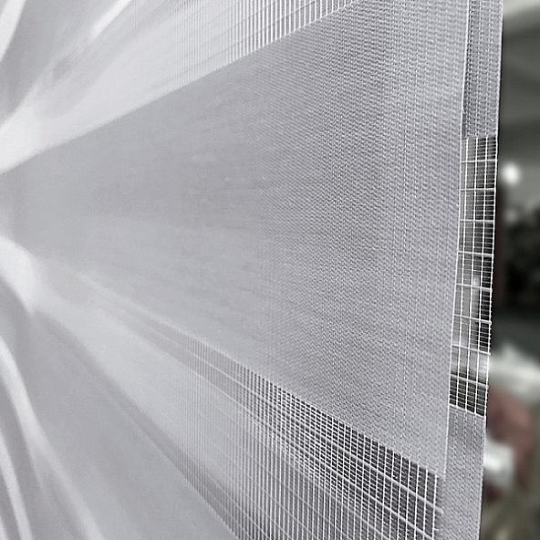 Рулонная штора Ролло-день-ночь (серый) - ширина 65 см - фото 3
