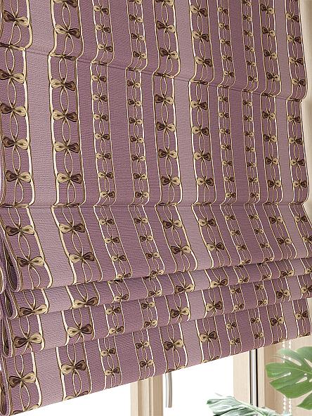 Римская штора Кронвилс (ягодный) - ширина 120 см - фото 3