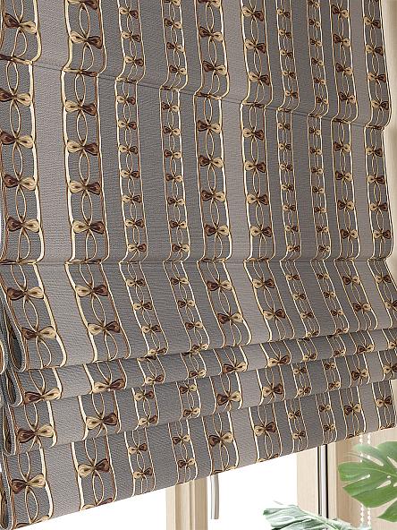 Римская штора Кронвилс (серый) - ширина 120 см - фото 3