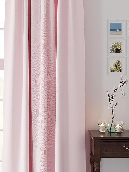 Комплект штор Норион (розовый) - фото 2