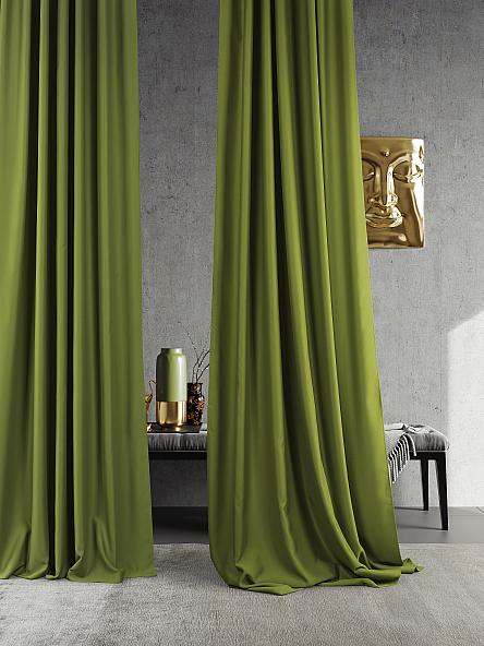 Комплект штор Элести (зеленый) - фото 4