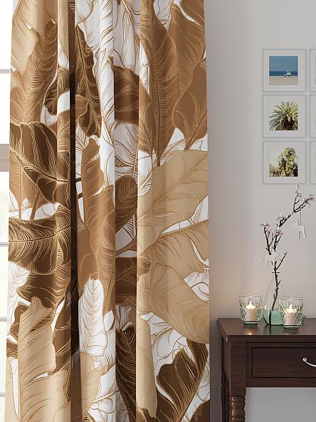 Комплект штор Мелендри (коричневый) - фото 2