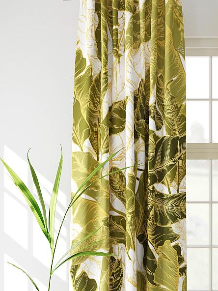 Комплект штор Мелендри (зеленый) - фото 3