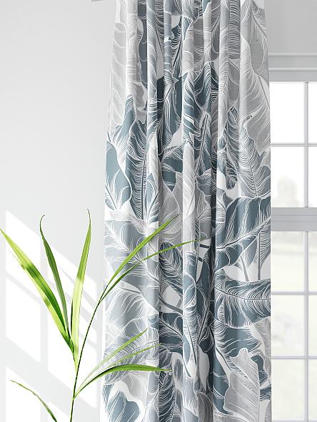 Комплект штор Мелендри (серо-бирюзовый) - фото 3