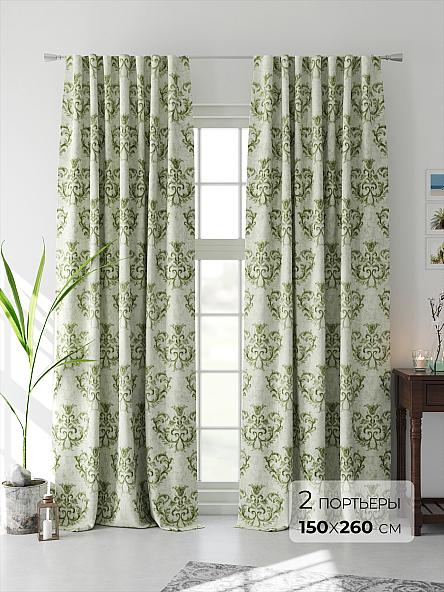 Комплект штор Нелвиконс (зеленый)