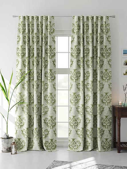 Комплект штор Нелвиконс (зеленый) - фото 4