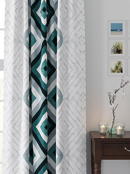 Комплект штор Эленверс (бирюза) - фото 2